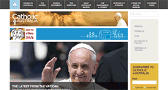 Desktop Screenshot of catholicaustralia.com.au